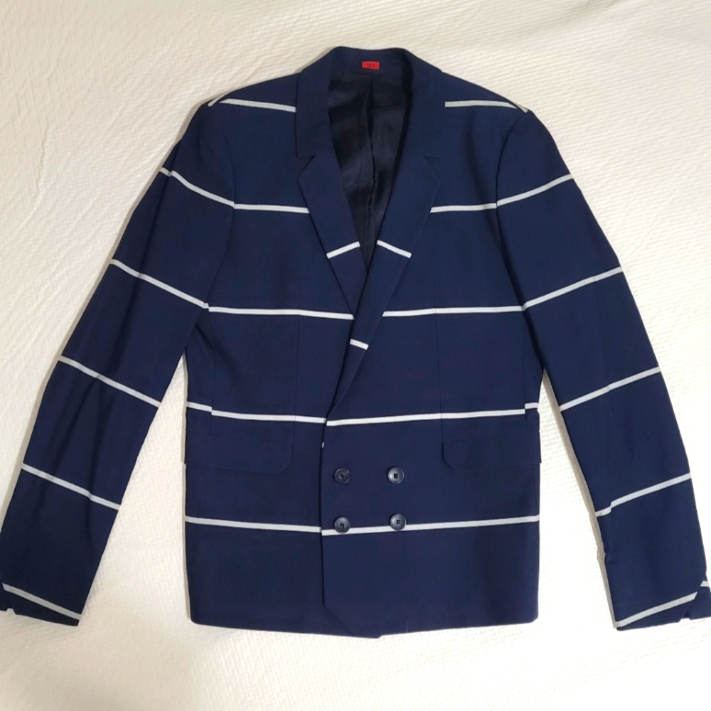 Hugo by Hugo Boss Men's Striped Blazer